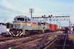 Family Lines System, L&N U25B 1600 -SD35 4509, at Louisville, Kentucky. October 2, 1980. Jack D Kuiphoff © photo